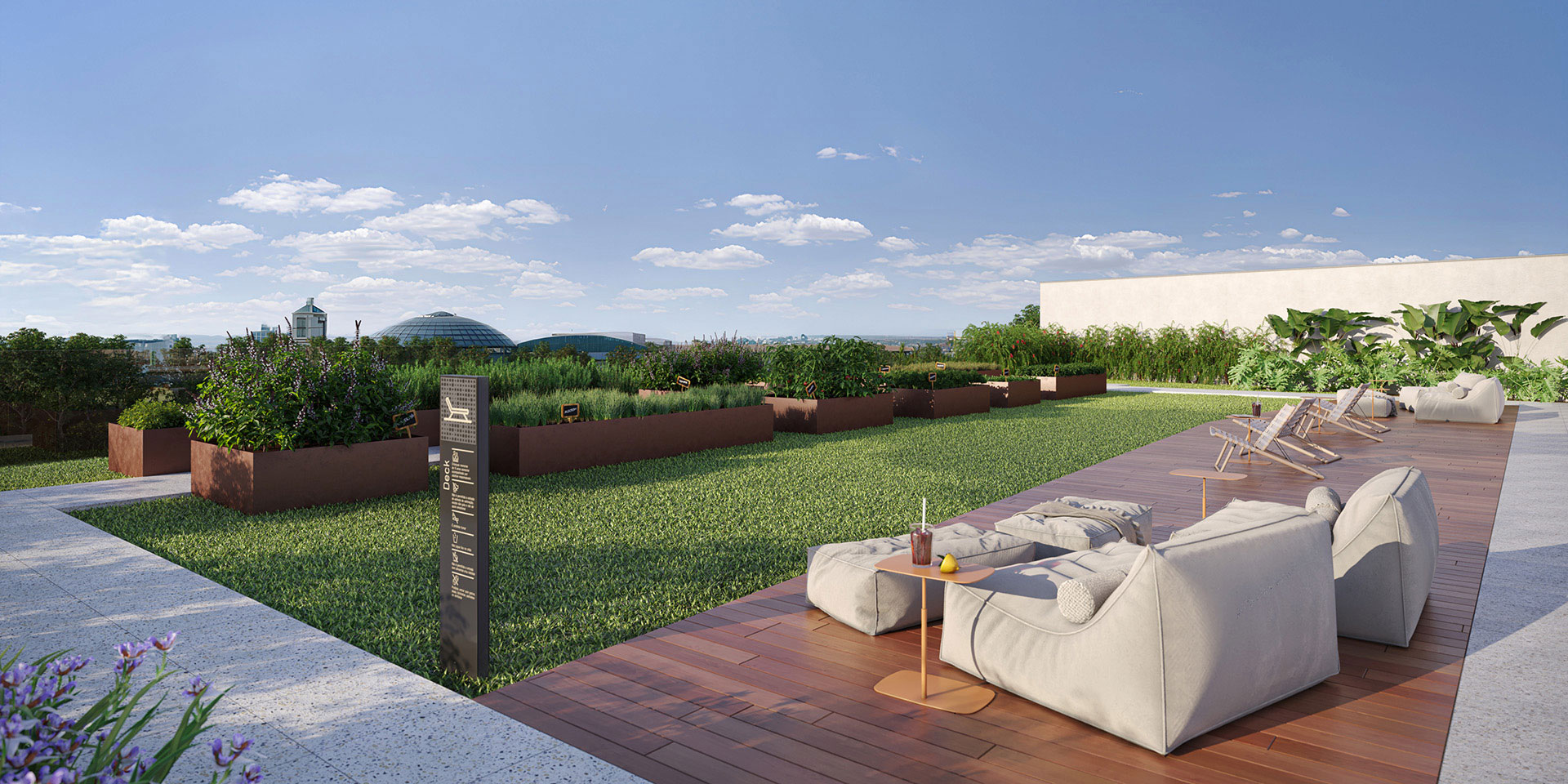 Praça Gramada e Horta