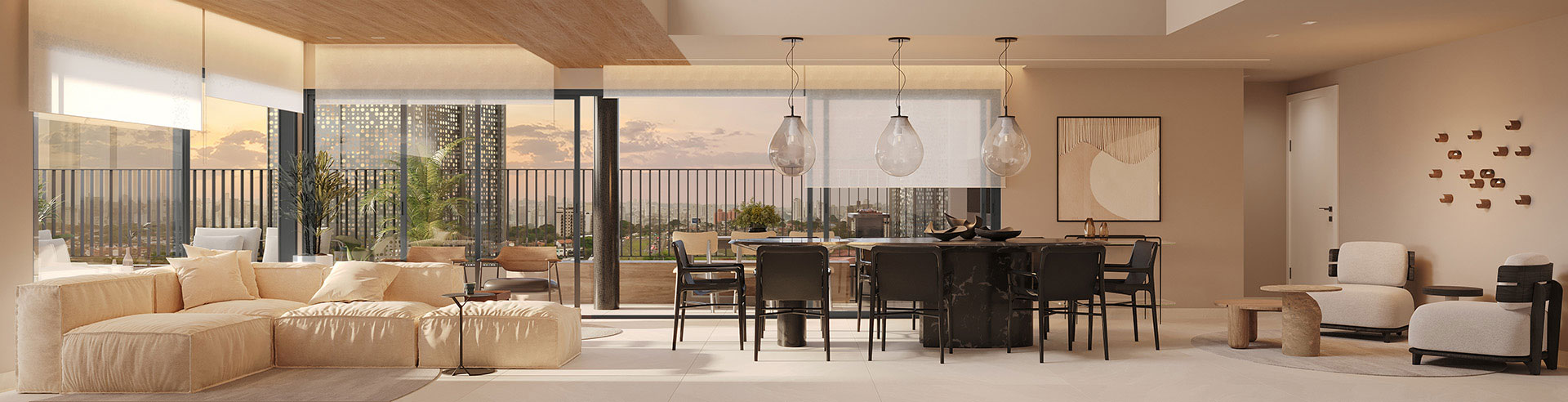 Apartamento Cobertura 2 - Estar/Jantar