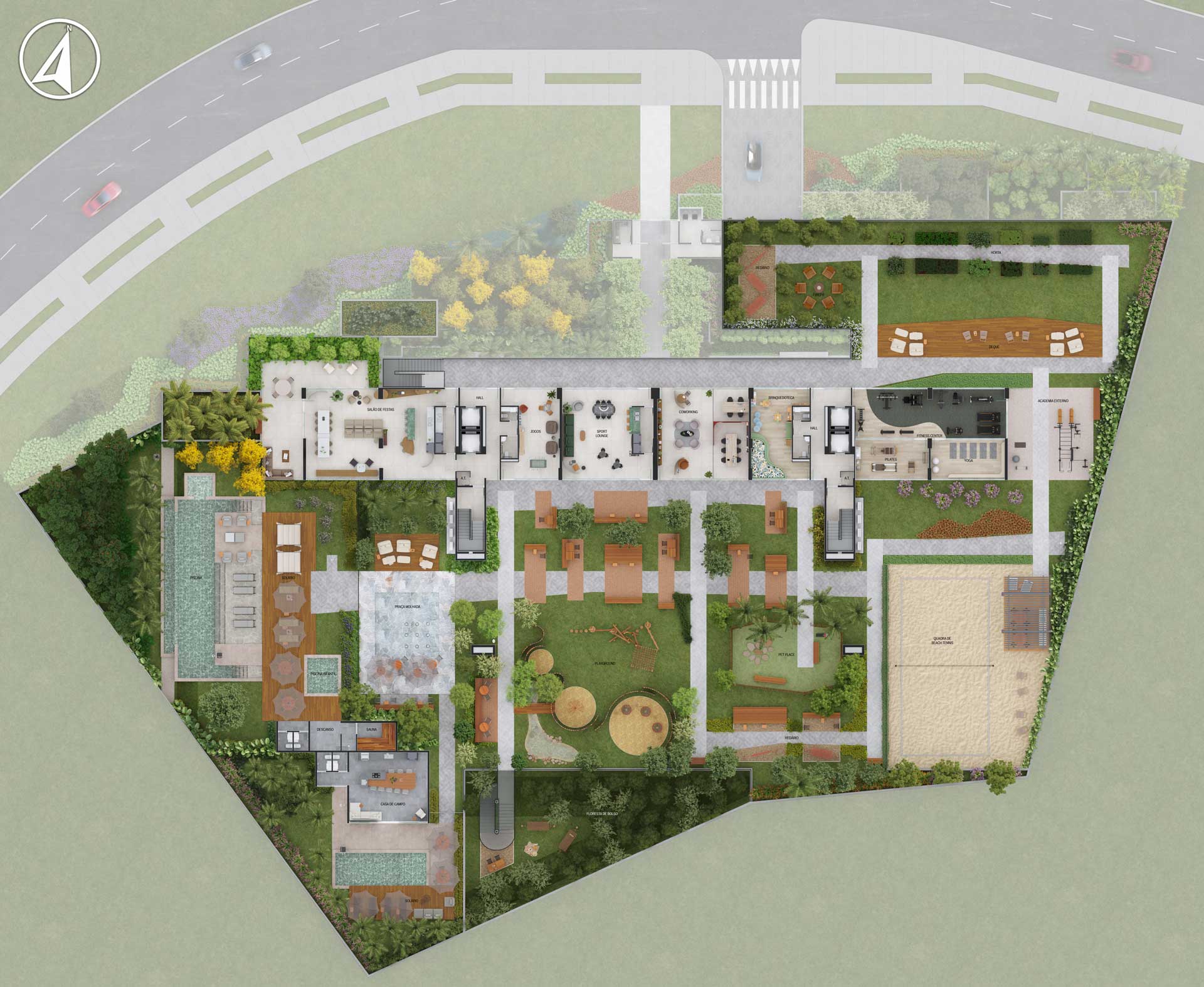 Humanizada Pavimento Lazer